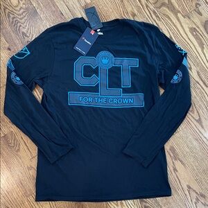 Men’s Charlotte Football Club Long Sleeve Shirt. Size Medium. New With Tags.